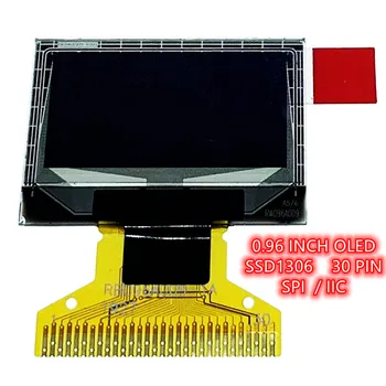 0,96-дюймовый 30-контактный OLED-экран SSD1306 Drive IC 128 *64 Параллельный 3/4-проводной SPI I2C UG-2864HSWEG01