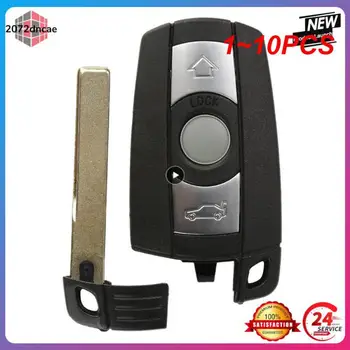 1 ~ 10ШТ Кнопочный Автомобильный Ключ для 1 3 5 6 Серий E90 E91 E92 E60 Remote Key Shell Case Smart Key Blade Fob С Батареей 2025