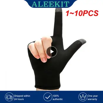 1 ~ 10ШТ Перчаток с пальцами Игровой контроллер для PUBG Genshin Противоскользящие рукава с чувствительным сенсорным экраном для мобильного телефона Игровой рукав