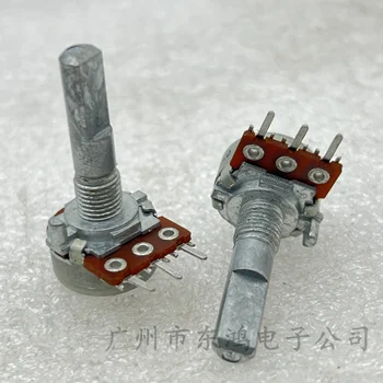 1 ШТ тип усилителя мощности 16 одиночный 3-контактный потенциометр B20K длина вала 25 мм