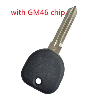 1 шт чип-ключ GM46 с блокировкой транспондера для Chevrolet GM Buick B106 Blade Z Keyway Неразрезное ключевое лезвие
