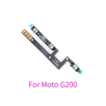 10 шт. Для Motorola Moto G200 Боковая кнопка включения выключения громкости Гибкий кабель