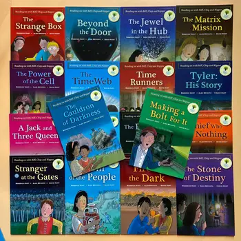 18 книг Oxford reading tree 10-12 уровень английского для чтения с картинками, детские романы, сборник английских рассказов