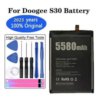2023 Года Высокое Качество BAT17S305580 Оригинальный Аккумулятор Для Doogee S30 S 30 5580mAh Аккумулятор Мобильного Телефона Bateria + Инструменты