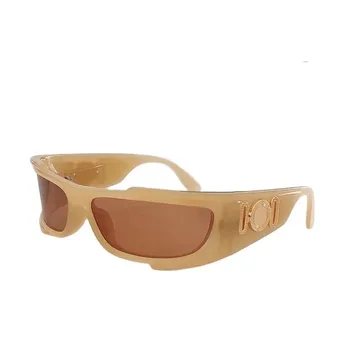 2024 Новый VE4446 Мужские Модные Солнцезащитные очки с выпуклыми очками Для женщин, Брендовые Дизайнерские Винтажные Солнцезащитные очки для вождения на открытом воздухе, Ветрозащитные очки с выпуклыми очками