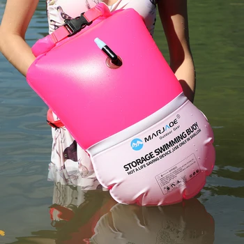 20Л Водонепроницаемая сумка для плавания Гермомешок Надувной буй для плавания Буксир Рыбалка Катание на лодках Каякинг Сумка для хранения Сумка для рафтинга