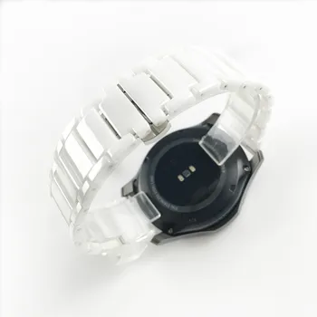 20мм 22мм Керамический Ремешок для Samsung Galaxy Watch 5/Pro 4 3 Классический Ремешок 42мм 46мм 41мм 45мм Активный 2 40мм 44мм Браслет Ремень