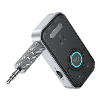 28GC Bluetooth 5.3 Передатчик 2 в 1 Беспроводной аудио Адаптер для автомобильных наушников Динамик