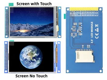 3,5-дюймовый 34PIN 65K HD TFT ЖК-экран с печатной платой (Сенсорный/Без касания) ILI9486 IC 16-битный Параллельный интерфейс 480*320 XPT2046 RGB565