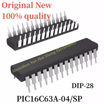 5-10 Шт. 100% Новый Оригинальный набор микросхем PIC16C63A-04/SP PIC16C63A DIP-28