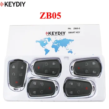 5 шт., KEYDIY Universal Smart Key ZB05for KD-X2 Car Key Remote Подходит для более чем 2000 моделей