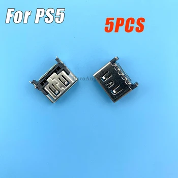 5 шт./лот Прочный разъем для подключения интерфейса HDMI-совместимый порт для Sony Playstation 5 Разъем для запасных частей PS5