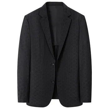 5554-Деловой костюм для отдыха высокого класса, мужская куртка, тонкий маленький костюм, профессиональные костюмы Four seasons