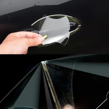 5шт Невидимая Наклейка на Дверную Ручку Автомобиля для Кишечника Acura RLX CL EL CSX ILX MDX NSX RDX RL