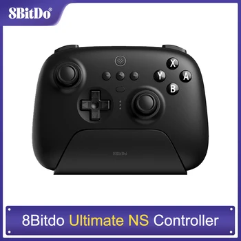 8BitDo - Универсальный беспроводной игровой контроллер Bluetooth с зарядной док-станцией для Nintendo Switch и ПК, Windows 10, 11, Steam