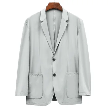B2260-Мужской повседневный весенне-осенний костюм, мужское свободное пальто