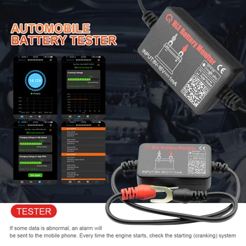 BM2 Автомобильный Аккумуляторный Монитор Bluetooth-Совместимый Инструмент Диагностики Аккумулятора 4.0 BLE 12V Battery Monitor для системы IOS Android