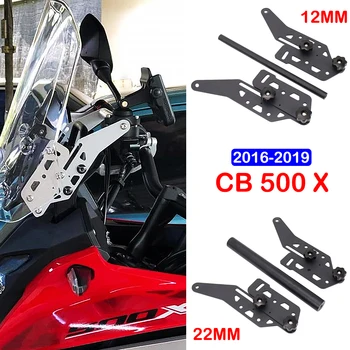 CB 500X 2016-2019 Мотоциклетный телефон с беспроводной зарядкой GPS, Крепление для навигации, Регулируемый Кронштейн лобового стекла для Honda CB 500 X CB500X