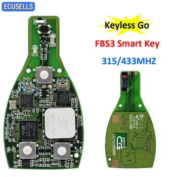 Ecusells CGDI One Start Keyless Go 315 МГц/433 МГц MB FBS3 Смарт-Ключ Для Mercedes Benz W204 W207 W212 W164 W166 W216 W221 W251