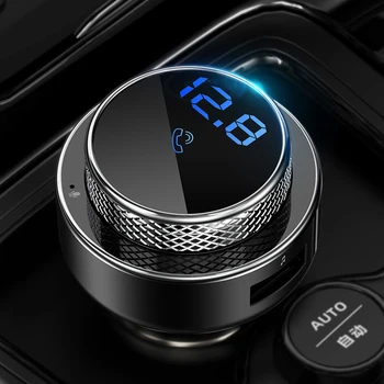GC16 Автомобильный FM-Передатчик Bluetooth, Совместимый С Hands Free TF U Диск MP3-Плеер QC3.0 Двойное USB Быстрое Зарядное Устройство Автомобильные Аксессуары