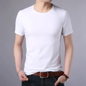 M-Мужская осенняя индивидуальная футболка в корейском стиле свободного камуфляжа