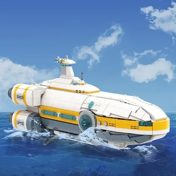 MOC Игра Subnautica Seamoth Автомобиль Подводная Лодка Набор Строительных Блоков Наборы Игрушек для Детей Детские Подарки Игрушечные Кирпичи Juguetes
