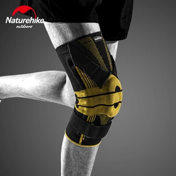 Naturehike 1 шт. спортивный наколенник для мужчин, эластичные наколенники под давлением, поддерживающие снаряжение для фитнеса, баскетбола, волейбола, Брейс-протектор