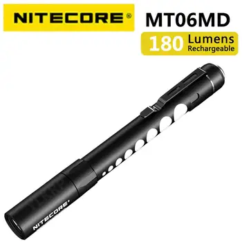 NITECORE MT06MD 180 люмен, использующий светодиодный медицинский ультраудаленный портативный инструментальный фонарик Nichia 219B