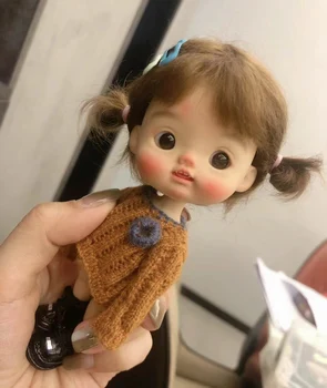 ob11 Переделанная обнаженная кукла Diandi с выражением недовольства на голове BJD 1/6 Жирного тела Dian Высококачественные кукольные подарки-сюрпризы