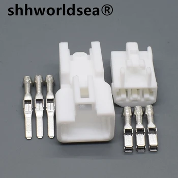 shhworldsea 2,2 мм 3-контактный белый штекер электрической лампы для чтения автоматический разъем 6520-0577 MG641035