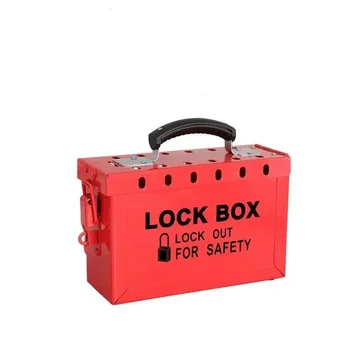 Slonglock Red Group Loto 13 Замков Защитная стальная накладная коробка для мастер-замка