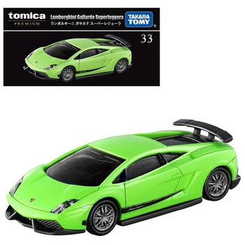 Takara Tomy Tomica Premium 33 Lamborghini Gallardo Super Leggera Масштаб 1/62 Модель легкосплавного автомобиля Simulation Toy Boy Серии Игрушек 140566