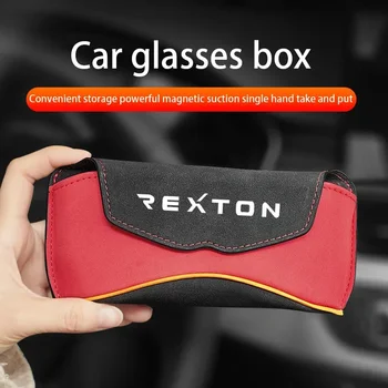 Untuk Ssangyong Rexton kacamata mobil pemegang multi-fungsi kacamata klip tagihan klip aksesoris mobil