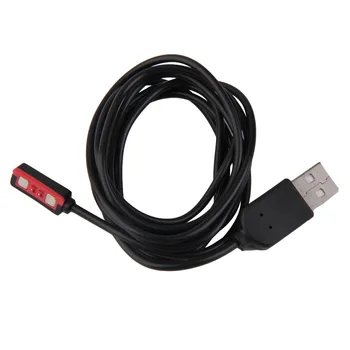 USB-кабель для зарядки, адаптер зарядного устройства для смарт-часов Pebble Steel, черный