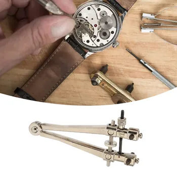 V-образный ключ для открывания задней крышки корпуса часов, регулируемый зажим из сплава, Гаечный ключ для корпуса часов, большой инструмент для ремонта часовщика