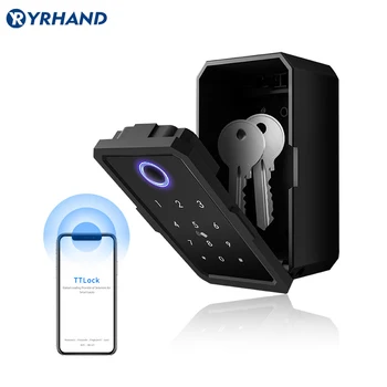 YRHAND TTlock Wifi Сейфы пароль Смарт-отпечаток пальца Цифровая карта Inteligente Tuya Электронные портативные сейфы для замков