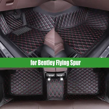 Автомобильные Коврики CRLCRT для Bentley Flying Spur 2020 Custom 5 N Auto Foot Pads Автомобильные Ковровые Покрытия аксессуары для интерьера