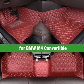 Автомобильные Коврики CRLCRT для BMW M4 Convertible 2014-2018 Custom 5 N Auto Foot Pads Автомобильные Ковровые Покрытия аксессуары для интерьера