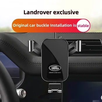 Автомобильный держатель для телефона, специально предназначенный для Land Rover Defender с левосторонним управлением 2020-2023 гг., вращающийся на 360 градусов, кронштейн с автоматическим захватом под действием силы тяжести