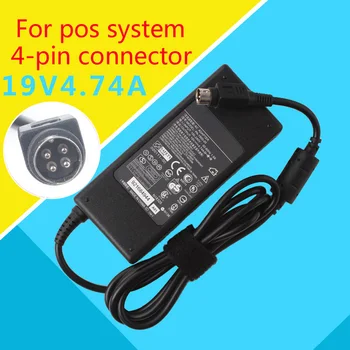 Адаптер переменного тока для POS-системы ACBEL AD7043 19V4.74A замена 4-контактного блока питания оригинального качества.