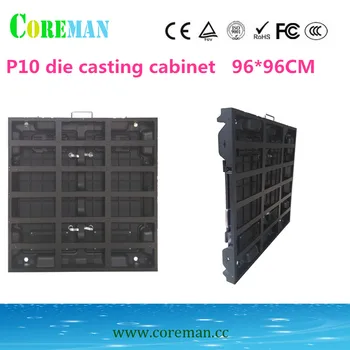 алюминиевый арендный шкаф p10 960*960mm p10 led display cabinet вел видеостену на открытом воздухе p6p8p10