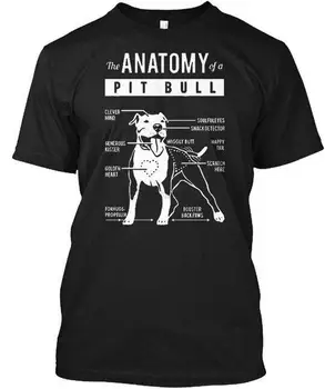 Анатомия Питбуля - Футболки с изображением Питбуля