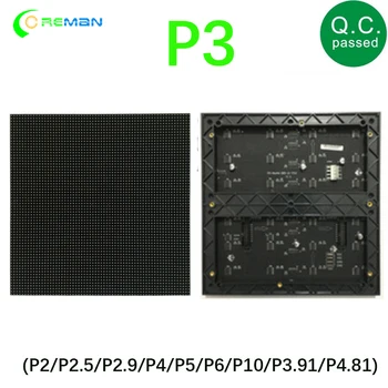 Бесплатная доставка Модуль светодиодной панели P3 RGB 192x192 мм, 1/32 Сканирования Полноцветной светодиодной Видеостены P3 LED Panel 64x64 пикселей Led system matrix