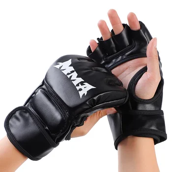 боксерские Перчатки Толщиной в Полпальца Толщиной 3 см Для Тхэквондо И тайского Бокса, Профессиональные Боксерские Тренажеры