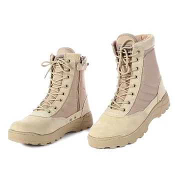 Большие РАЗМЕРЫ: 36-46 Новые Армейские ботинки из кожи в стиле милитари США для мужчин, Боевые боты, Пехотные Тактические ботинки Askeri Bot, Армейские боты, Армейская обувь