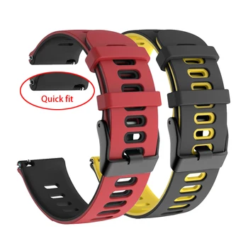 Быстроразъемные Ремни Для aigo GT8 GT3 Mini Smart Watch Band Мягкий Силиконовый Двухцветный Браслет Для Запястья Aigo FW06 GT 3 Correa