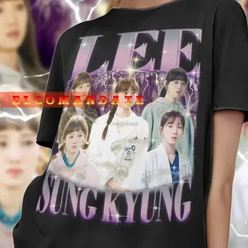 Винтажная рубашка LEE SUNG KYUNG, футболка Lee Sung Kyung Homage, футболки Lee Sung Kyung Fan, свитер Lee Sung Kyung в стиле ретро 90-х, свитер Lee Sung Kyun