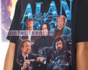 Винтажная Рубашка Алана Рикмана Alan Rickman Homage Fan Tees Alan Rickman Homage Ретро Alan Rickman Graphic Ретро 90-х Alan Rickma
