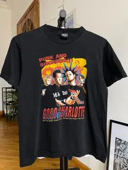 Винтажная футболка Good Charlotte Pop, панк-рок-группы, промо-футболка
