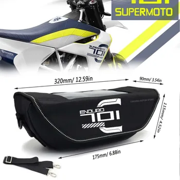 Водонепроницаемая и пылезащитная сумка для хранения руля Husqvarna 701 SUPERMOTO & ENDUROWaterproof Bag для хранения руля b для мотоцикла